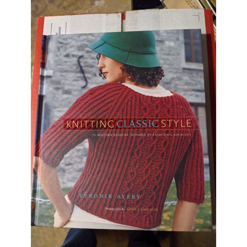 Knitting Classic Style by Veronika Avery Hardcover Knitting Book